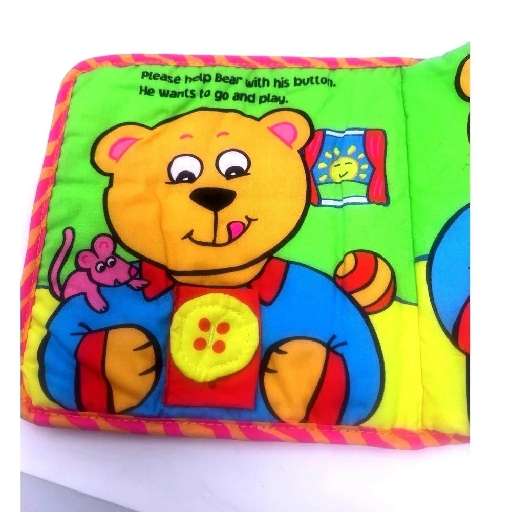 Lamaze Let's Get Dressed Infant Development System Cloth Hands On Book
